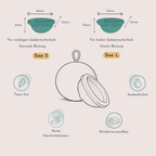 Menstruationsscheibe / -disc inkl. Aufbewahrungstasche Gr. S
